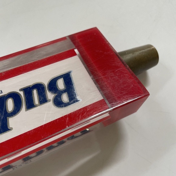 Bud Dry Acrylic Beer Tap Handle‎ Keg Topper 6" - Picture 7 of 10